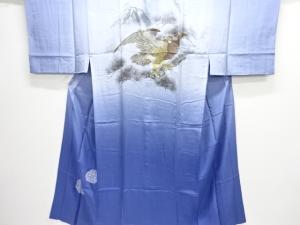 アンティーク　鷹模様男物長襦袢